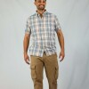 Camisa a cuadros Hilton Light Blue