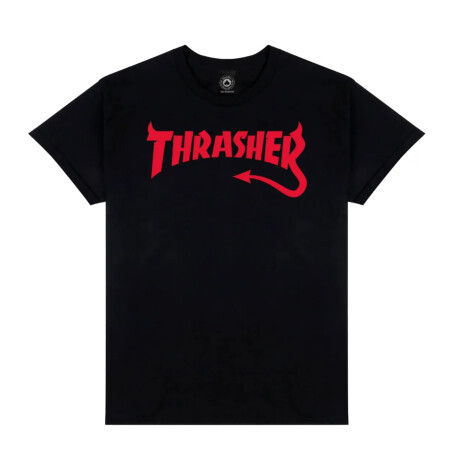 Remera Thrasher Diablo - Negro Remera Thrasher Diablo - Negro
