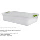 Set x2 Caja organizadora 32 lts Wenbox TRANSPARENTE