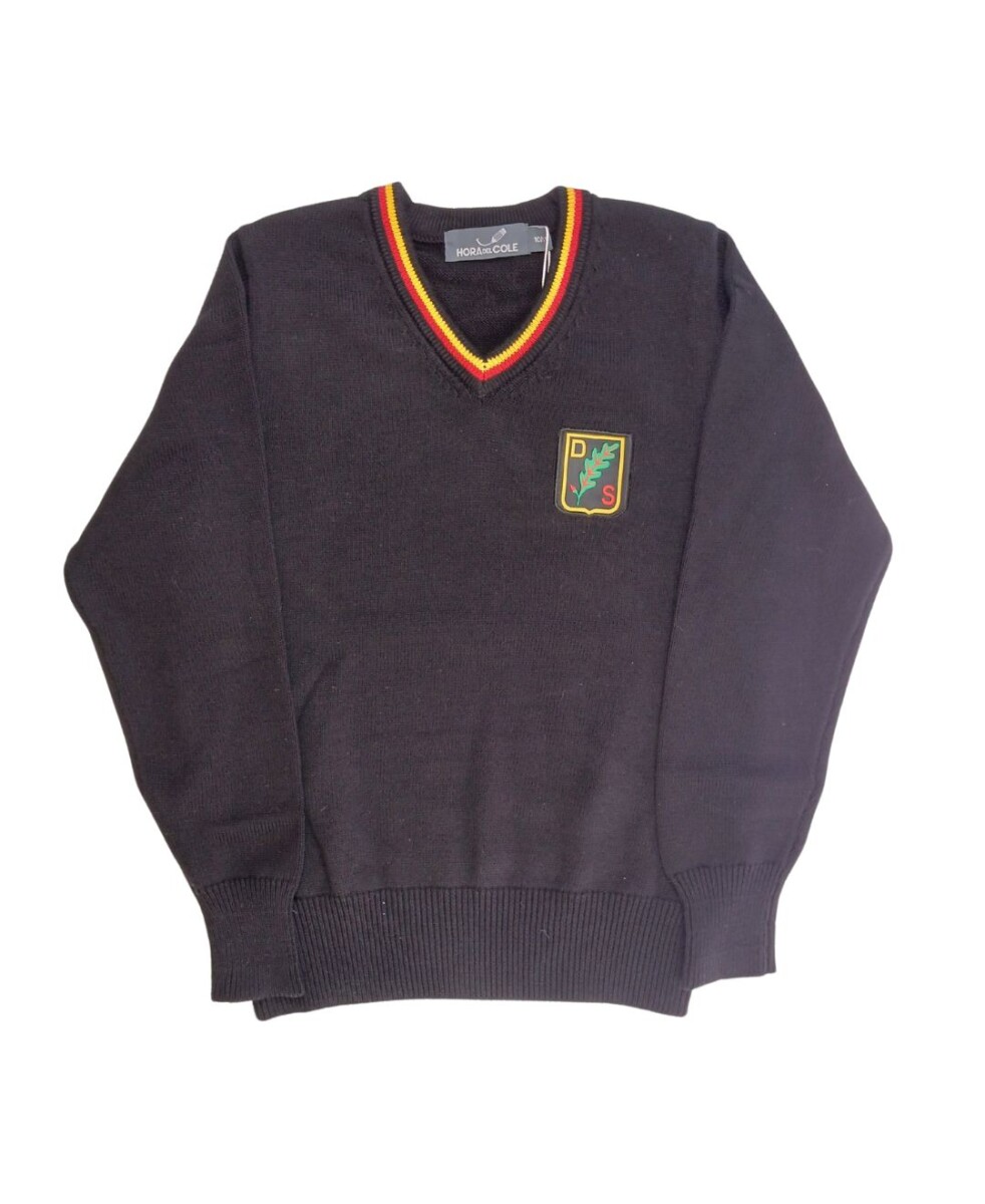 Sweater escote V Alemán SEC - Negro 