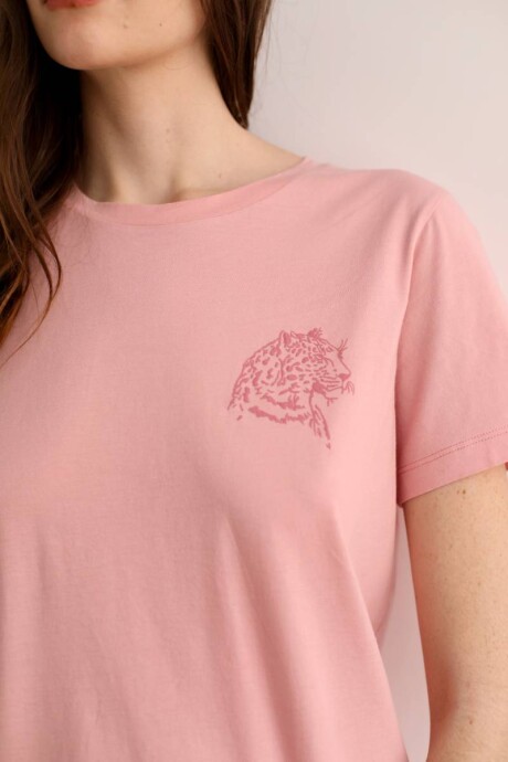 Remera Cheetah Pink Remera Cheetah Pink