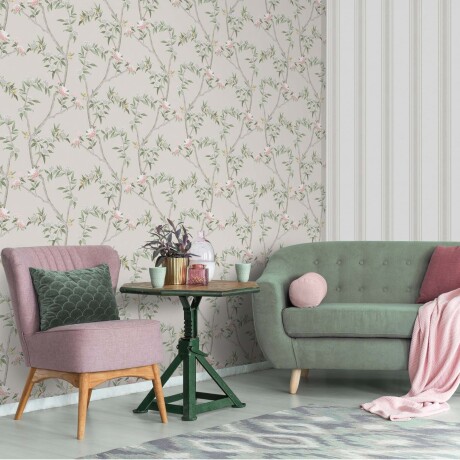 PAPEL PINTADO HANA STRIPE PAPEL MARRON 10*0,53MTS