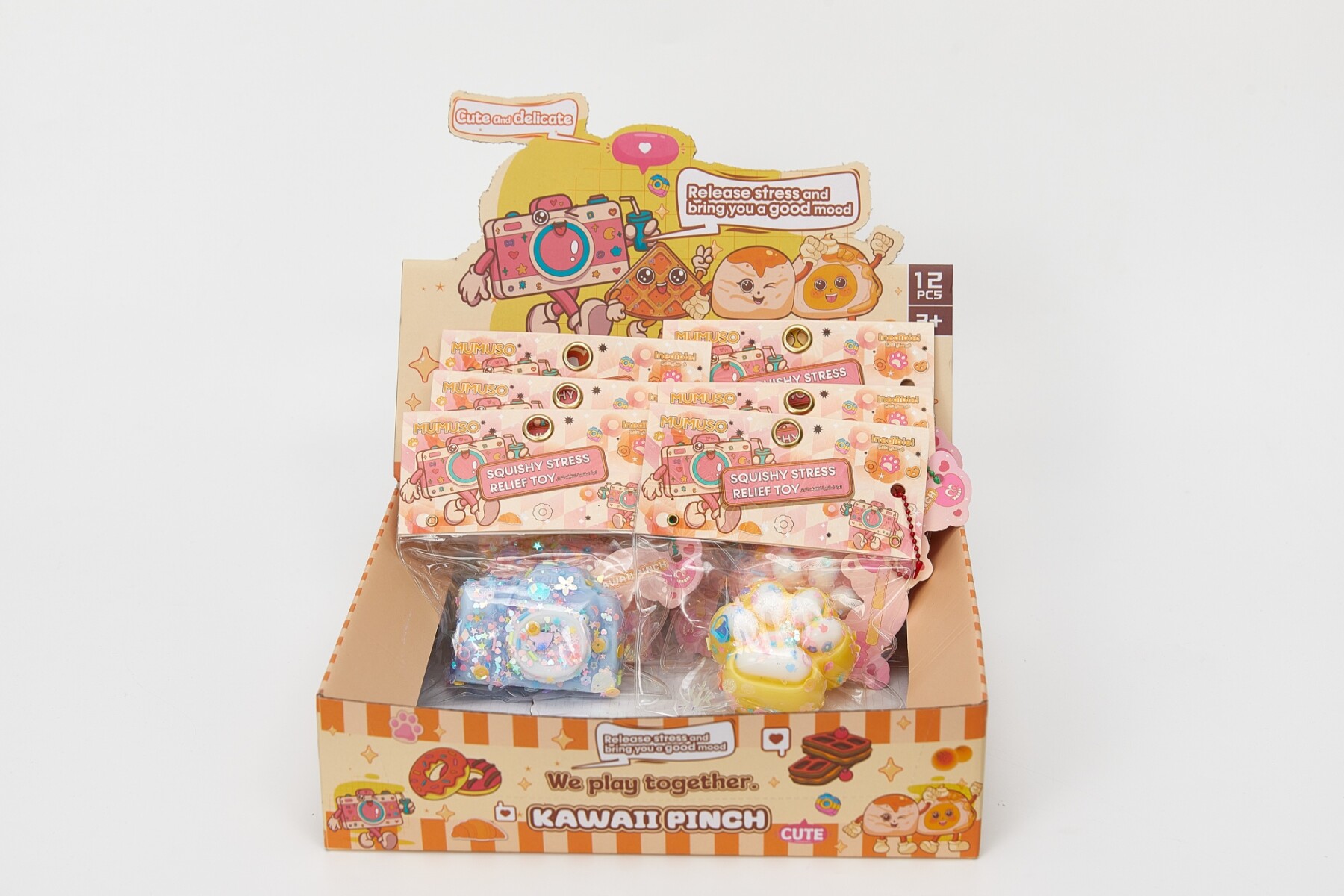 JUGUETE ANTIESTRÉS SQUISHY (PATA DE GATO / CÁMARA) – PDQ 