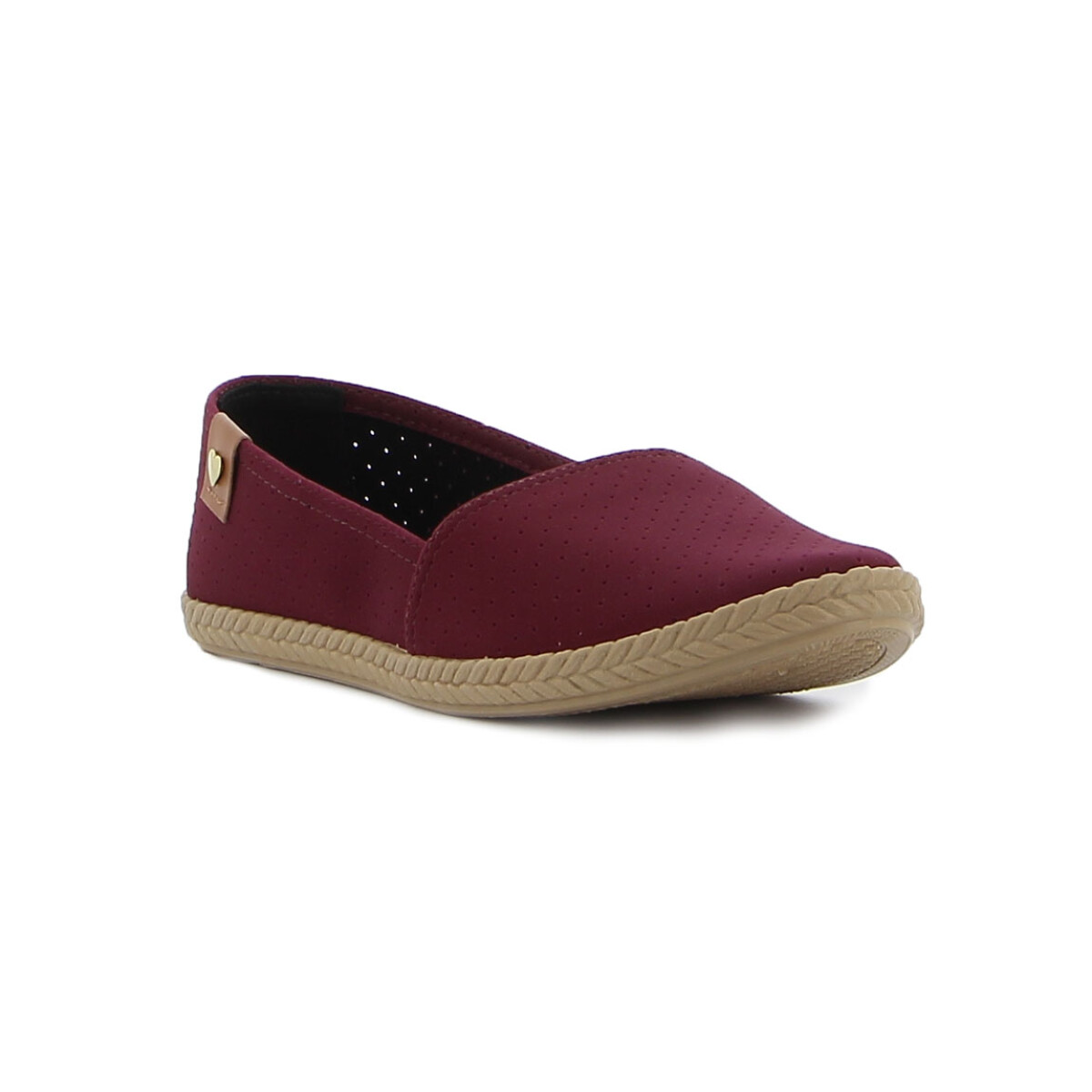 Moleca Zapatilla Casual de Dama Calada - Vino 