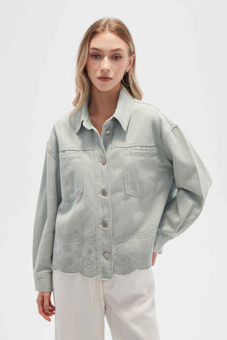 Campera Bimes Verde Azulado
