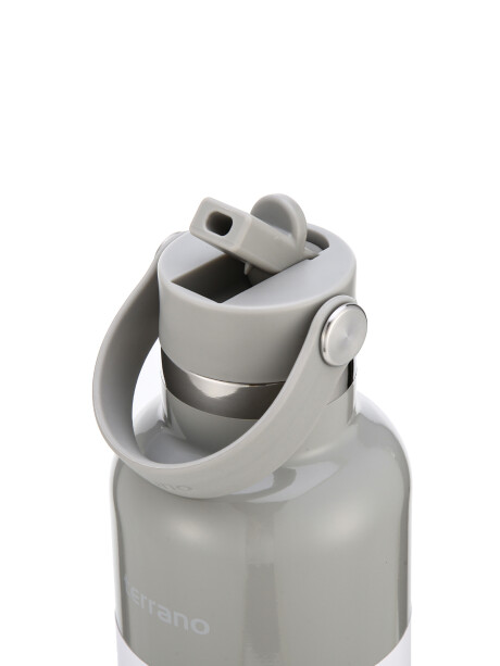 Botella Térmica con Pico 750mL. Oliva Metalizado