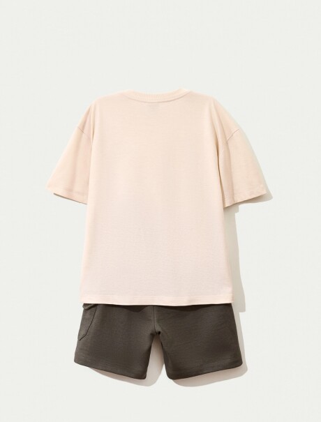 CONJUNTO INFANTIL CON ESTAMPA ROSA