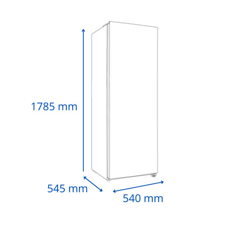 Freezer Paneable James Frio Seco No Frost FVJ-265 Emp BLANCO