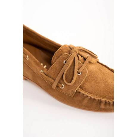 Mocasin Gamuza Camel