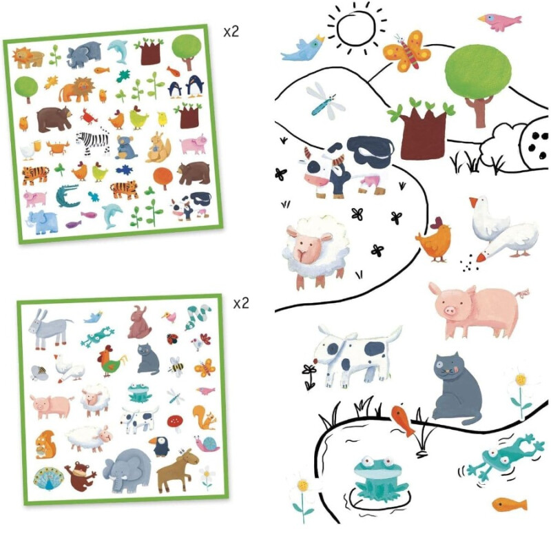 Stickers Djeco Pack 160 Pegatinas Stickers Djeco Pack 160 Pegatinas