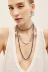 COLLAR FANCY HEART Plata