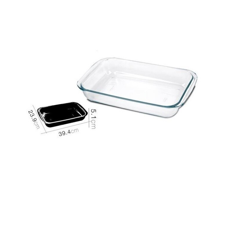 Fuente C/Tapa Plástica 2900Ml CLASSICA ASADERA RECT C/TAPA PLASTICA 2900ML