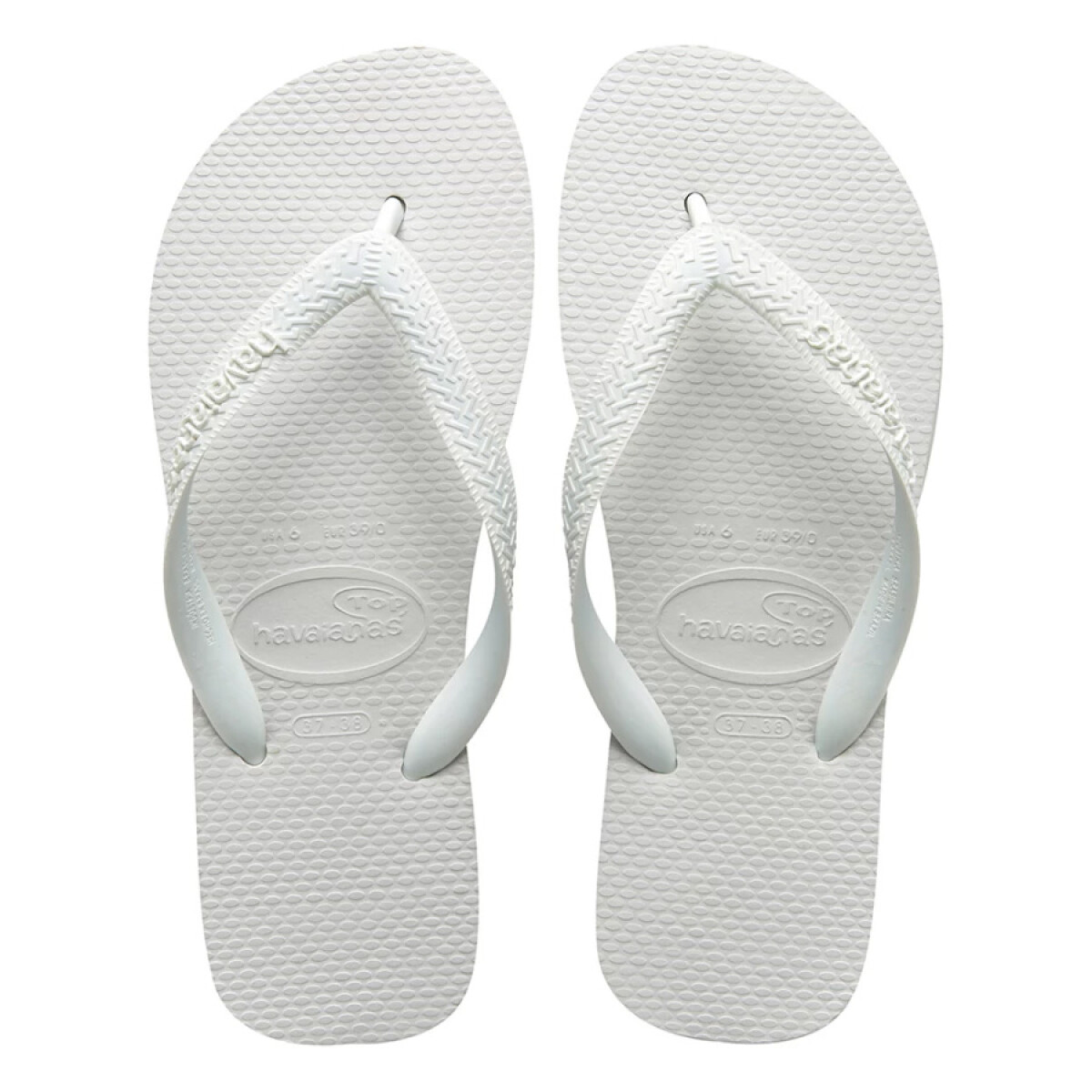 Ojotas Unisex Havaianas Top Havaianas - Blanco 