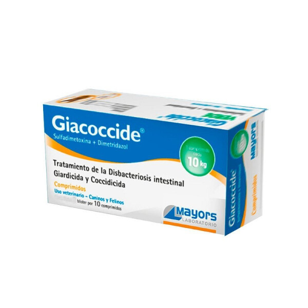 GIACOCCIDE VERDE MAYORS X10 COMPRIMIDOS GIACOCCIDE VERDE MAYORS X10 COMPRIMIDOS