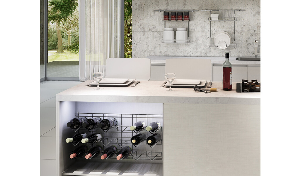 Organizador de botellas de vino 6058 Organizador De Botellas De Vino 6058