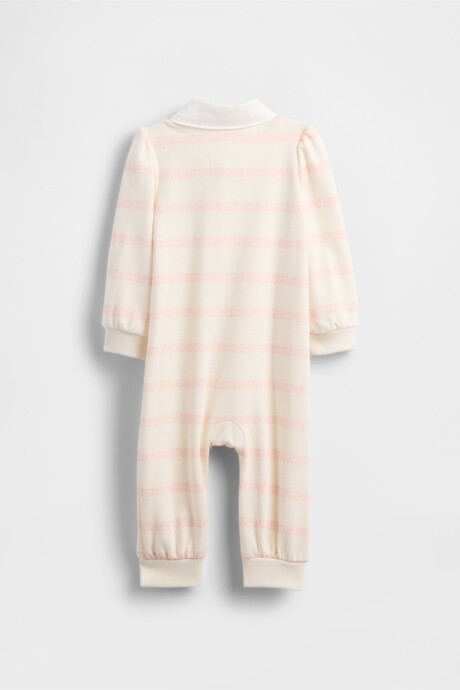 Enterito Rugby Bebé Pink Stripe