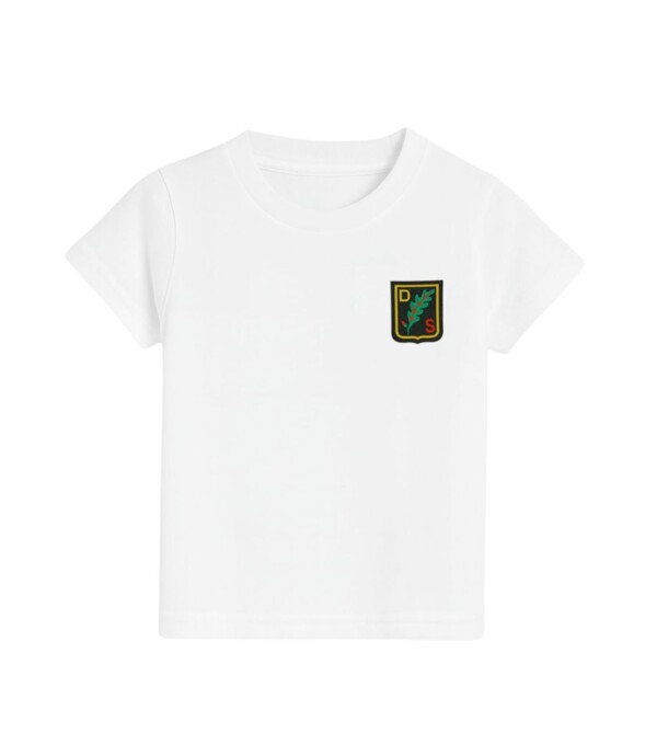 T-shirt manga corta Kinder Colegio Alemán Blanco