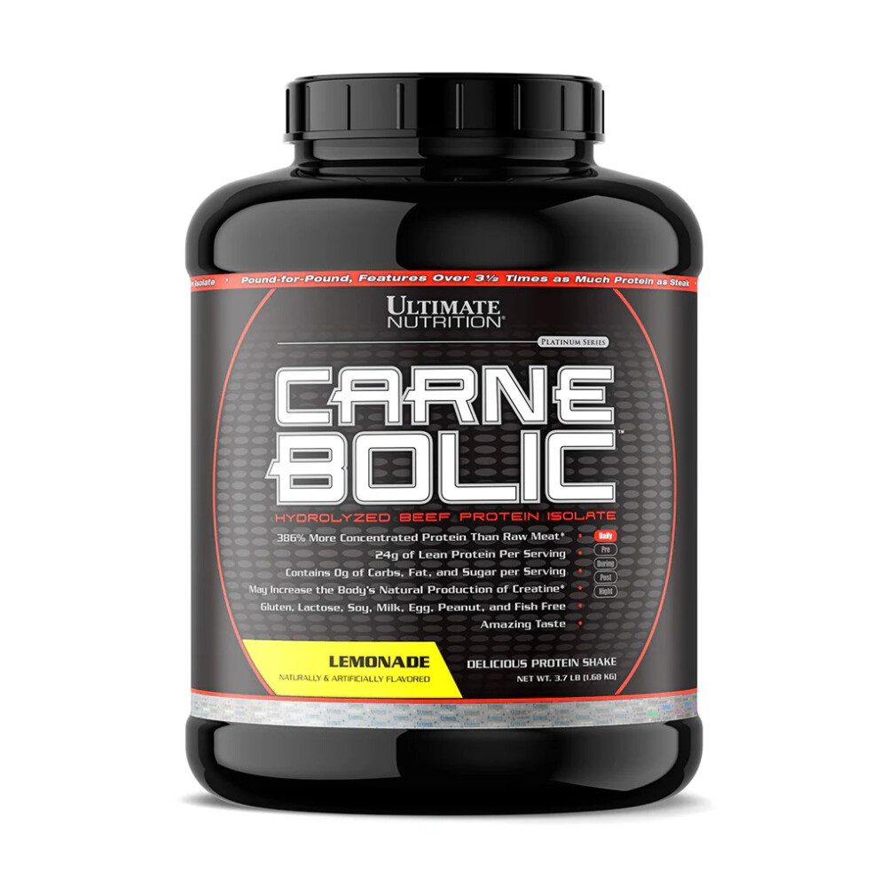 Carnebolic Lemonade 3.7 lb | Proteína de Carne Hidrolizada Ultimate Nutrition Carnebolic Lemonade 3.7 lb | Proteína de Carne Hidrolizada Ultimate Nutrition