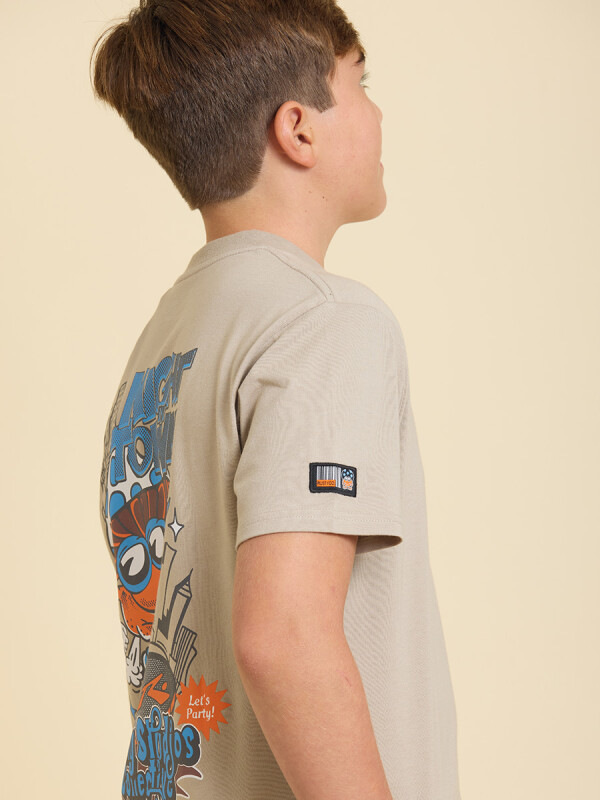 T-SHIRT FUNGI TEEN RUSTY Hueso