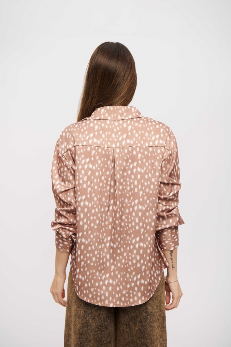 CAMISA AMPARO TOSTADO CRUDO