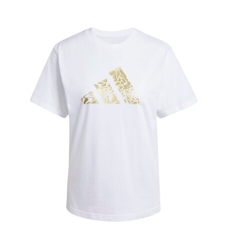 Remera de Mujer Adidas Tech Metallic Graphic Blanco