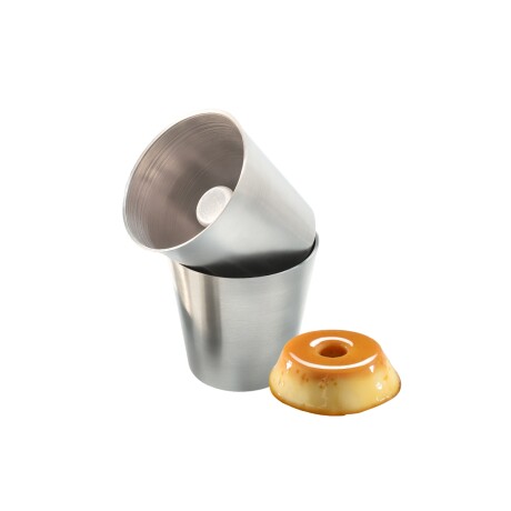 Molde para Flan con Tubo de Aluminio 8 x 6.5 cm Molde para Flan con Tubo de Aluminio 8 x 6.5 cm