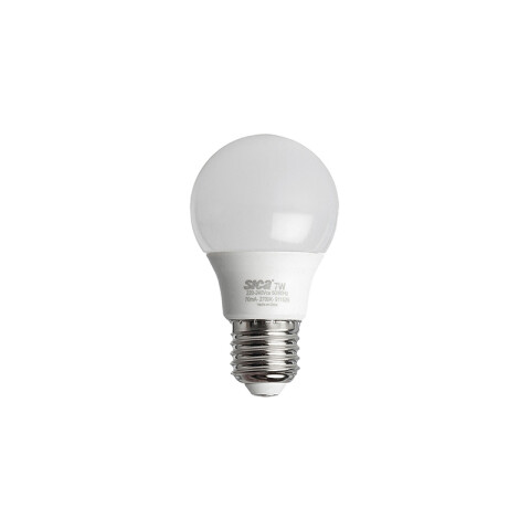 Lámpara LED tipo bulbo E27 220V 9W cálida 2700K SK2953