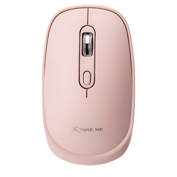 Mouse Inalámbrico Xtrike Me GW-119 Dual Bluetooth 1600 Dpi ® Color Rosa