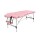 Camilla Portátil Profesional Lumax de Aluminio 185x60cm Rosa
