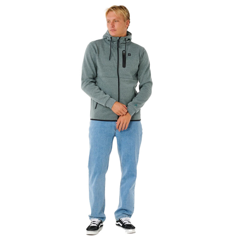 Campera Rip Curl Anti Series Departed Zip Thru - Verde Campera Rip Curl Anti Series Departed Zip Thru - Verde