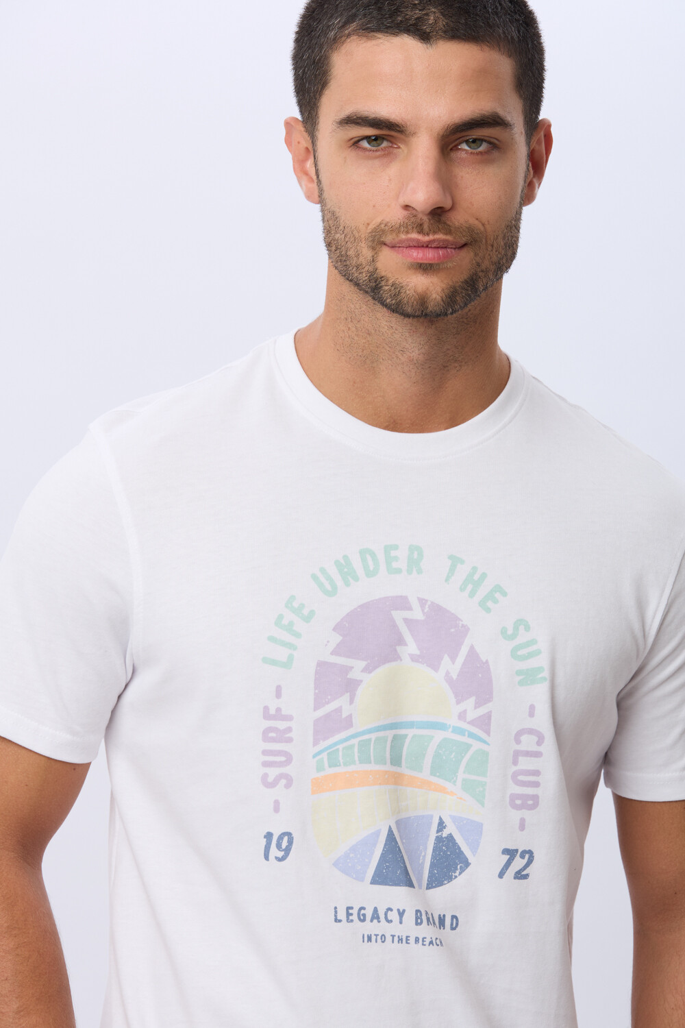 REMERA ESTAMPADA DE ALGODÓN Blanco