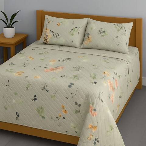 Cubrecamas 2 Plazas Enrique 3 Piezas 220 x 240 cm y 2 Fundas 50 x 70 cm Floreado - Enrique Cubrecamas 2 Plazas Enrique 3 Piezas 220 x 240 cm y 2 Fundas 50 x 70 cm Floreado - Enrique