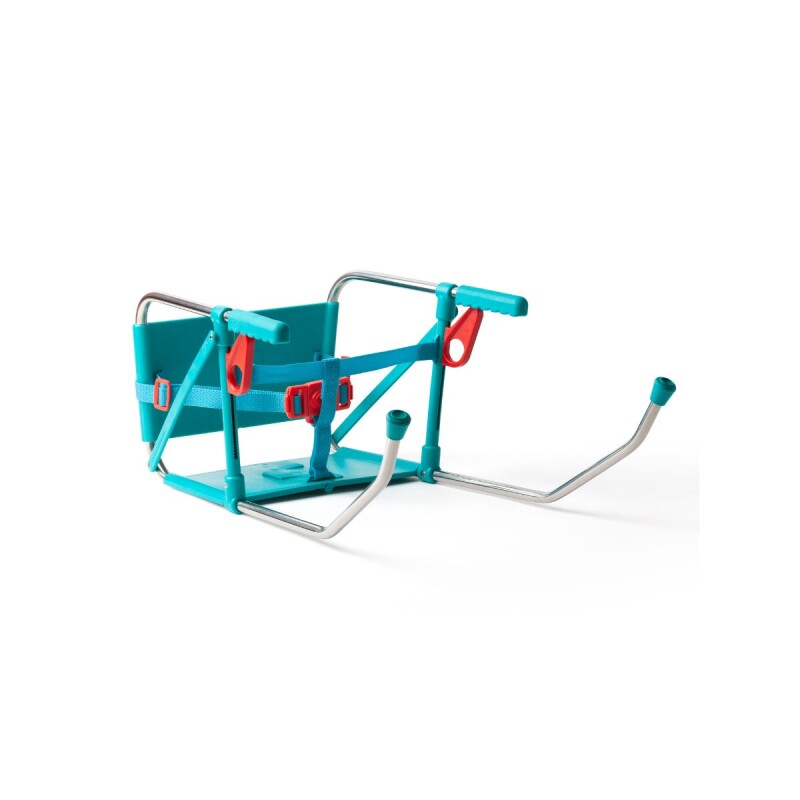 CLAKCHAIR Silla De Comer Plegable Para Bebés Clack Para Mesa +6 Meses Turquesa