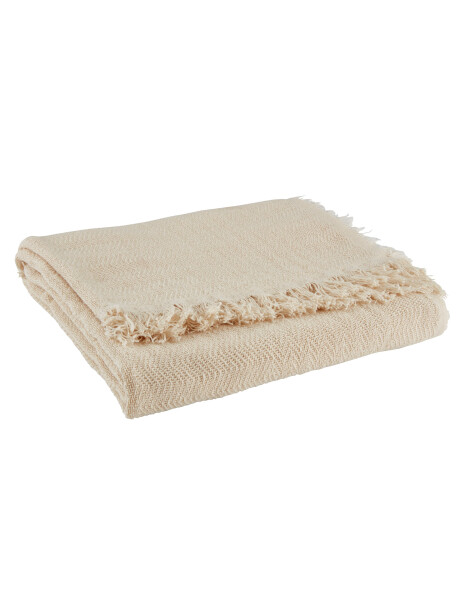 Manta throw ISSOLEIE 130x150 beige Manta throw ISSOLEIE 130x150 beige