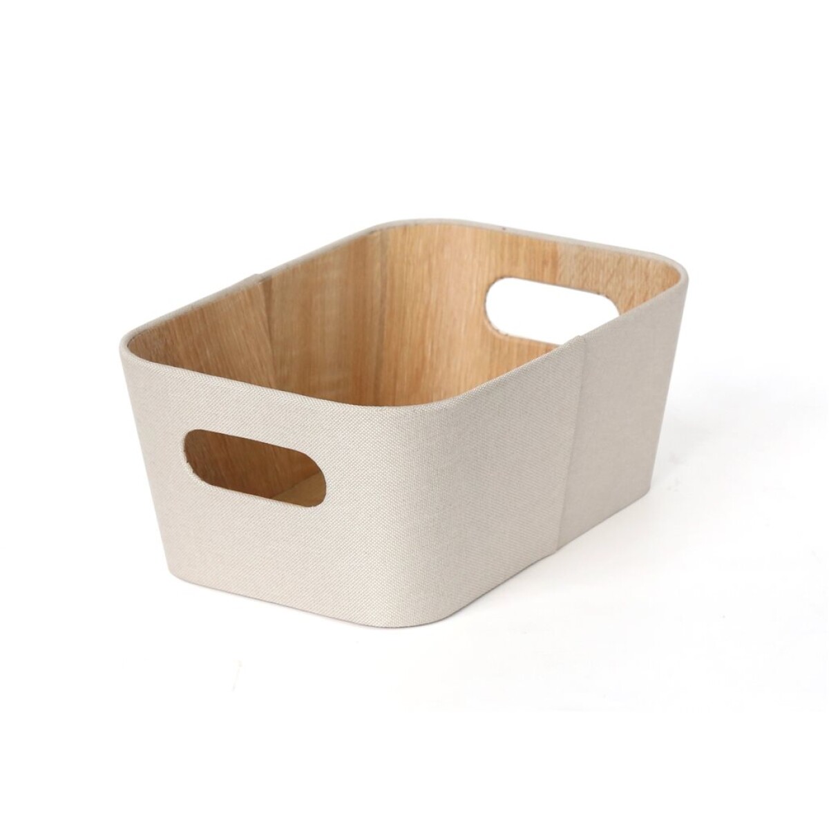 ORGANIZADOR CON ASAS 26X18X11CM EXT TELA CREMA 