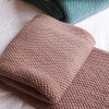 Manta sillon y cama tejida 127x172cm rosa