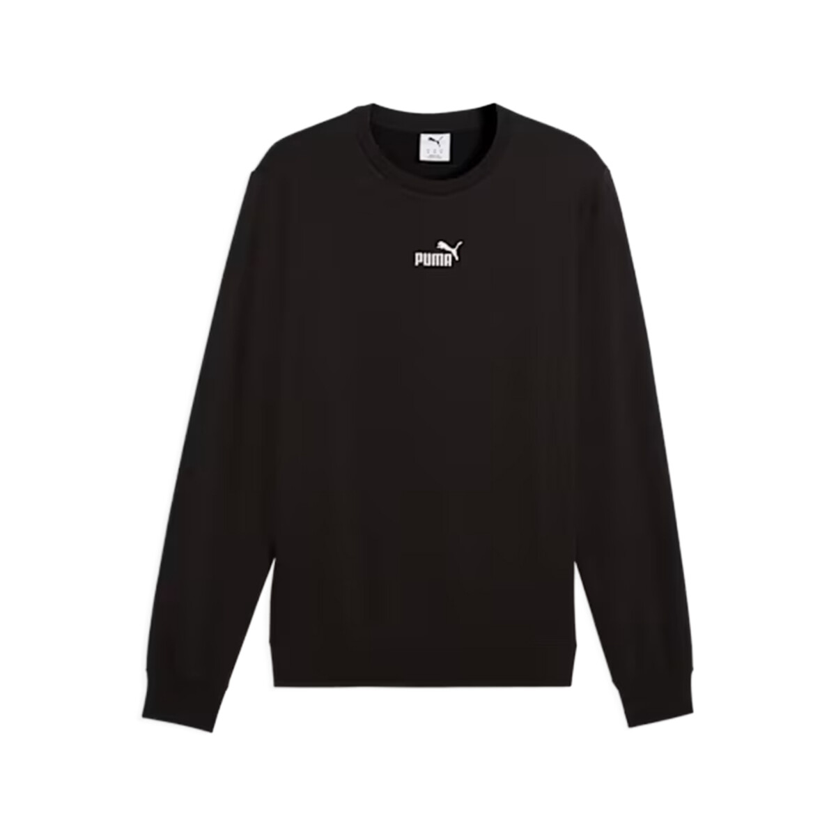 Buzo Puma Ess Small N1 logo Centeered Crew FL - Black 