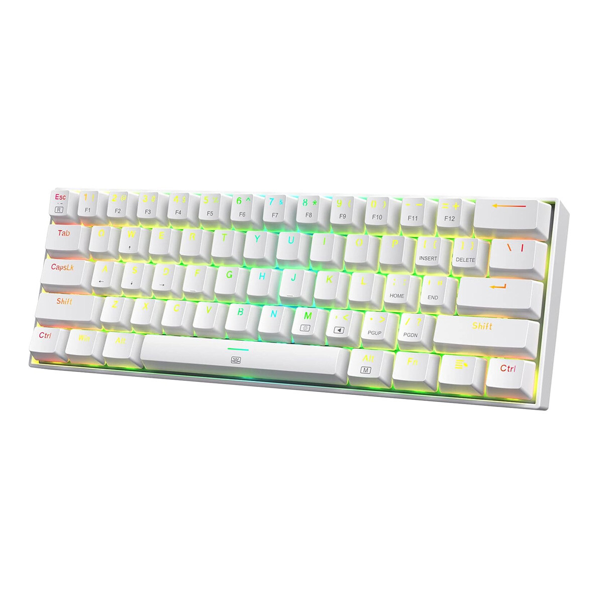Teclado Gamer Redragon Dragonborn K630 60 White 