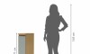 Bajo mesada 20 cm - Rainha Gris