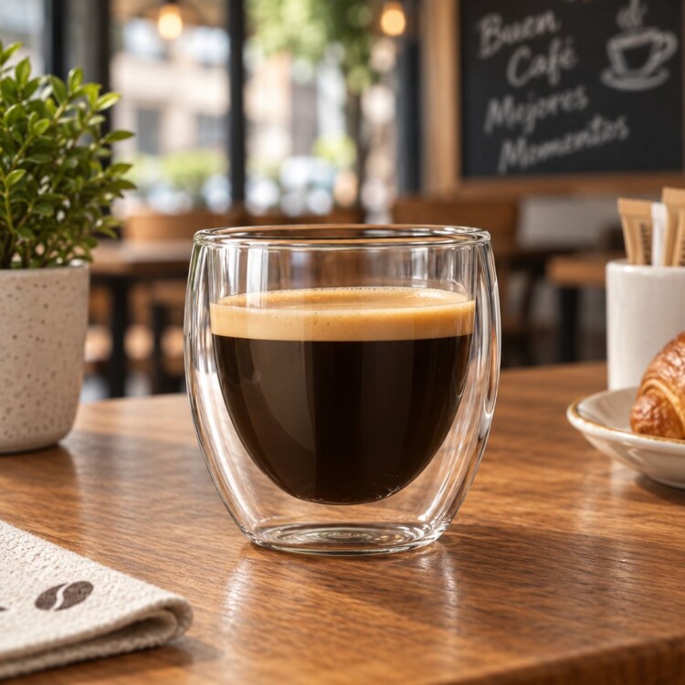 Vaso para café doble pared 240ml Vaso para café doble pared 240ml