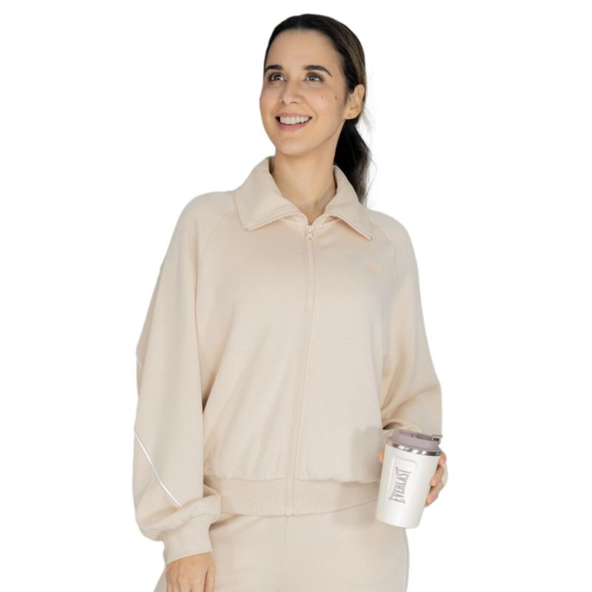 JACKET FEM RYN/POLY/SPX EVERLAST JETSET KH W6 - KHAKI 