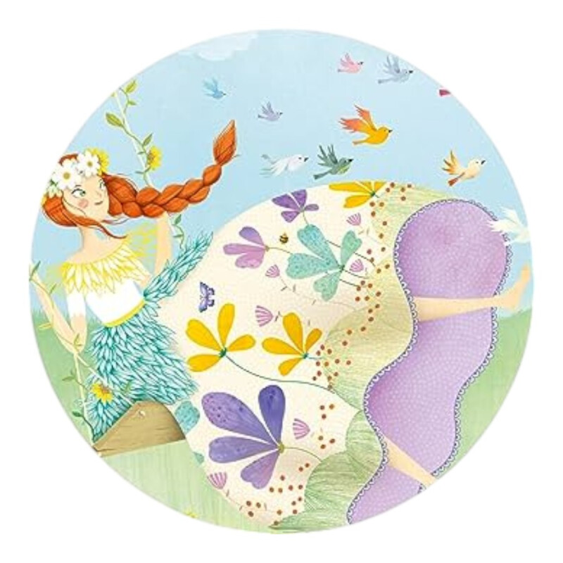 Puzzle Silueta Princesa Primavera Djeco Puzzle Silueta Princesa Primavera Djeco