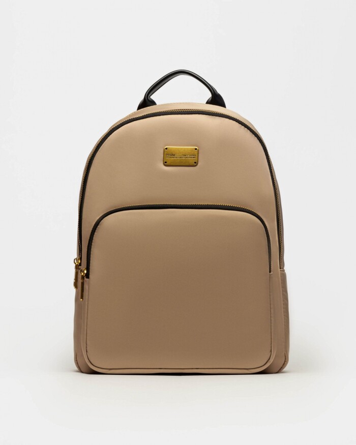Mochila Bolt en nylon Unisex Taupe