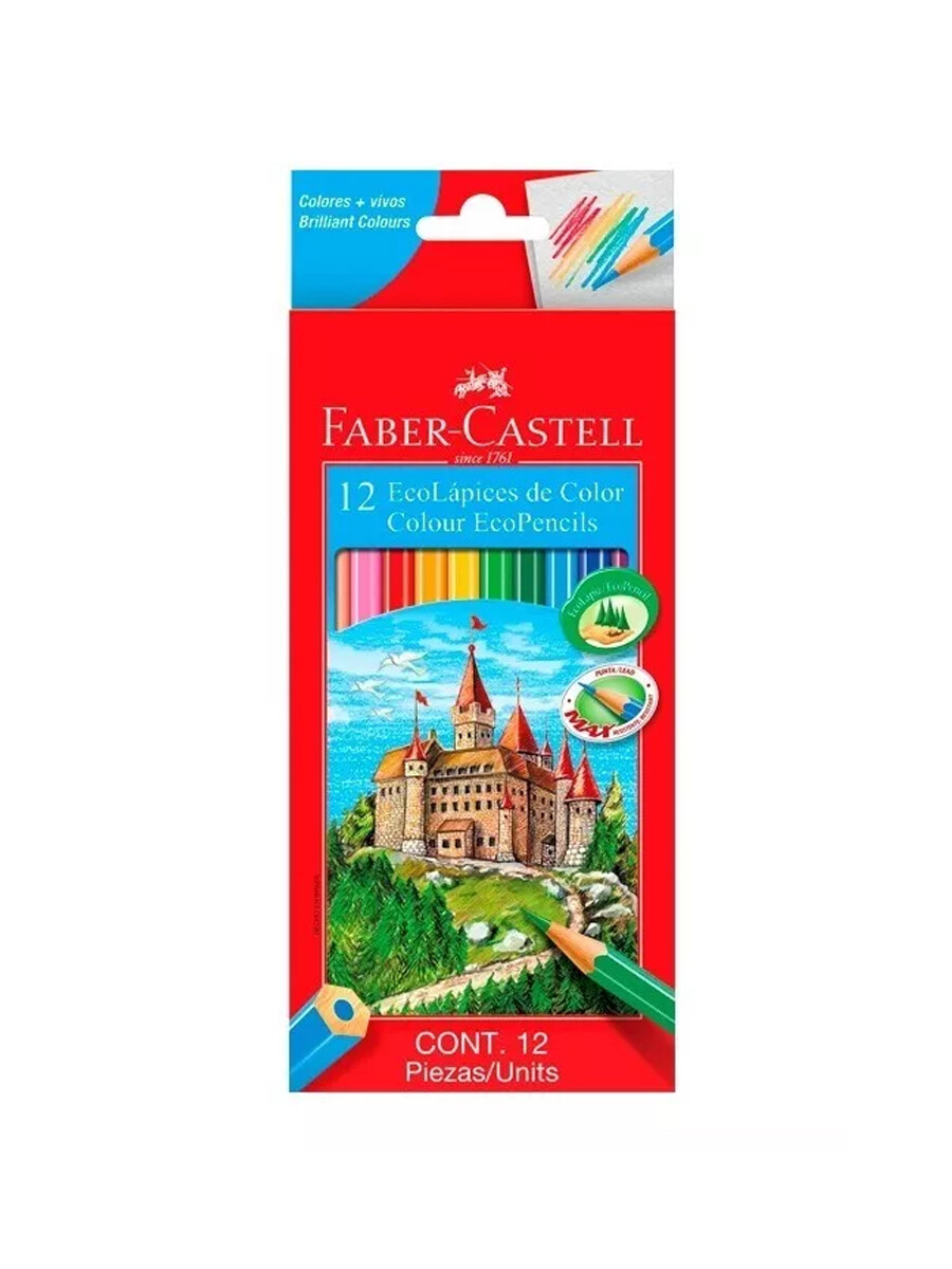 LAPICES DE COLORES LARGOS X12 - MULTICOLOR 