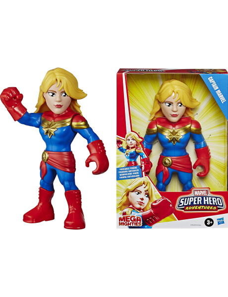 Figura Super Hero Mega Migthies Playskool Marvel Hasbro Capitana Marvel