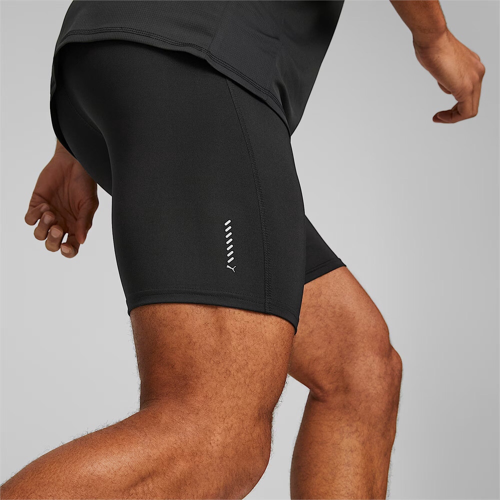 Run Favorite Short Tight M Black