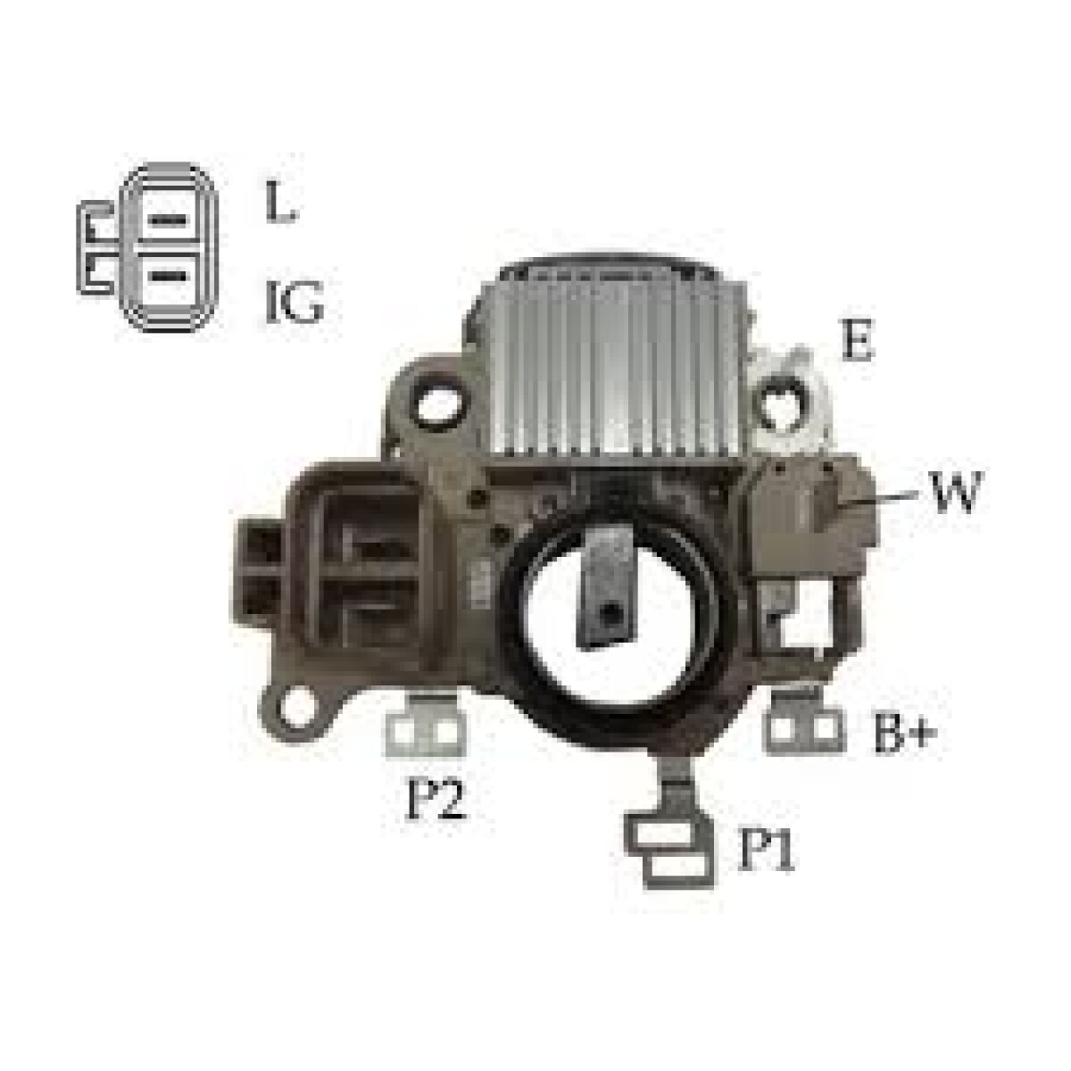REGULADOR VOLTAJE MITSUBISHI KUBOTA-TIPO MITSUBISHI 12V TRANSPO 