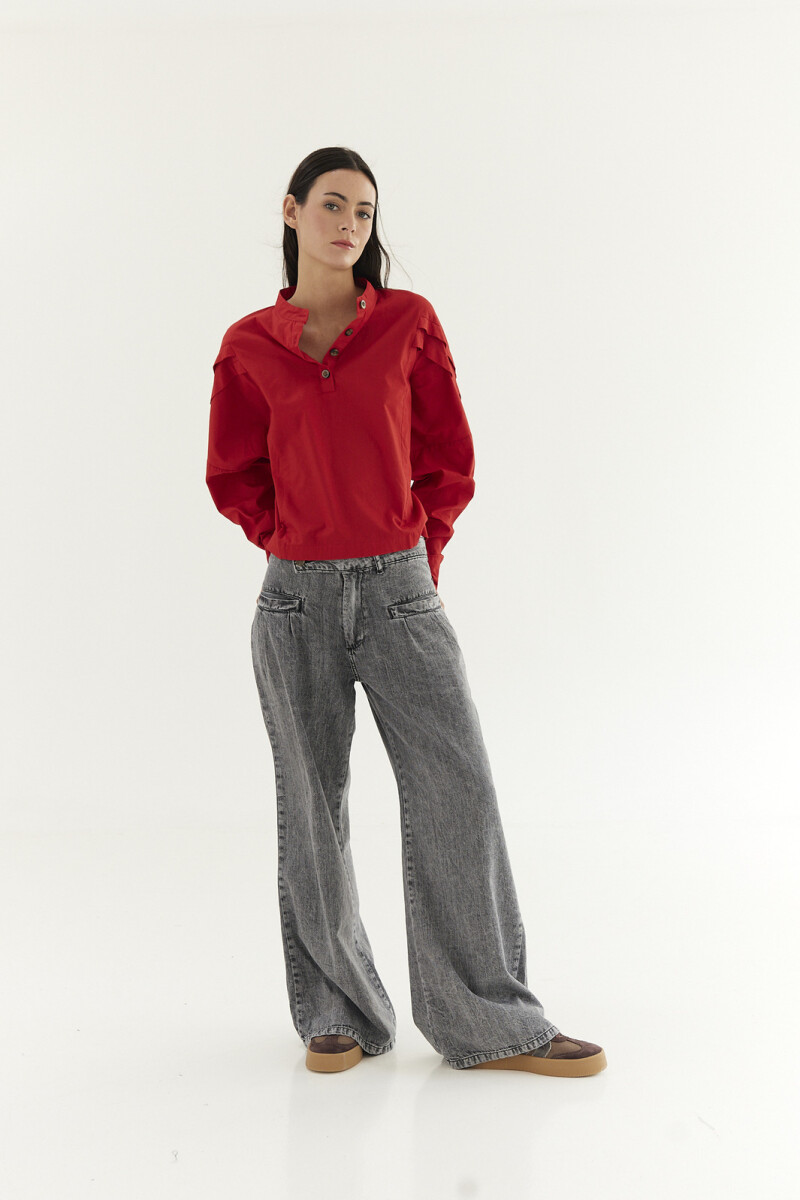 Camisa Line - Rojo 