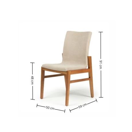 Silla Confort - Tela Microfibra 3072 (Beige)