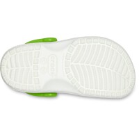 Crocs Classic Glow Alien Blanco